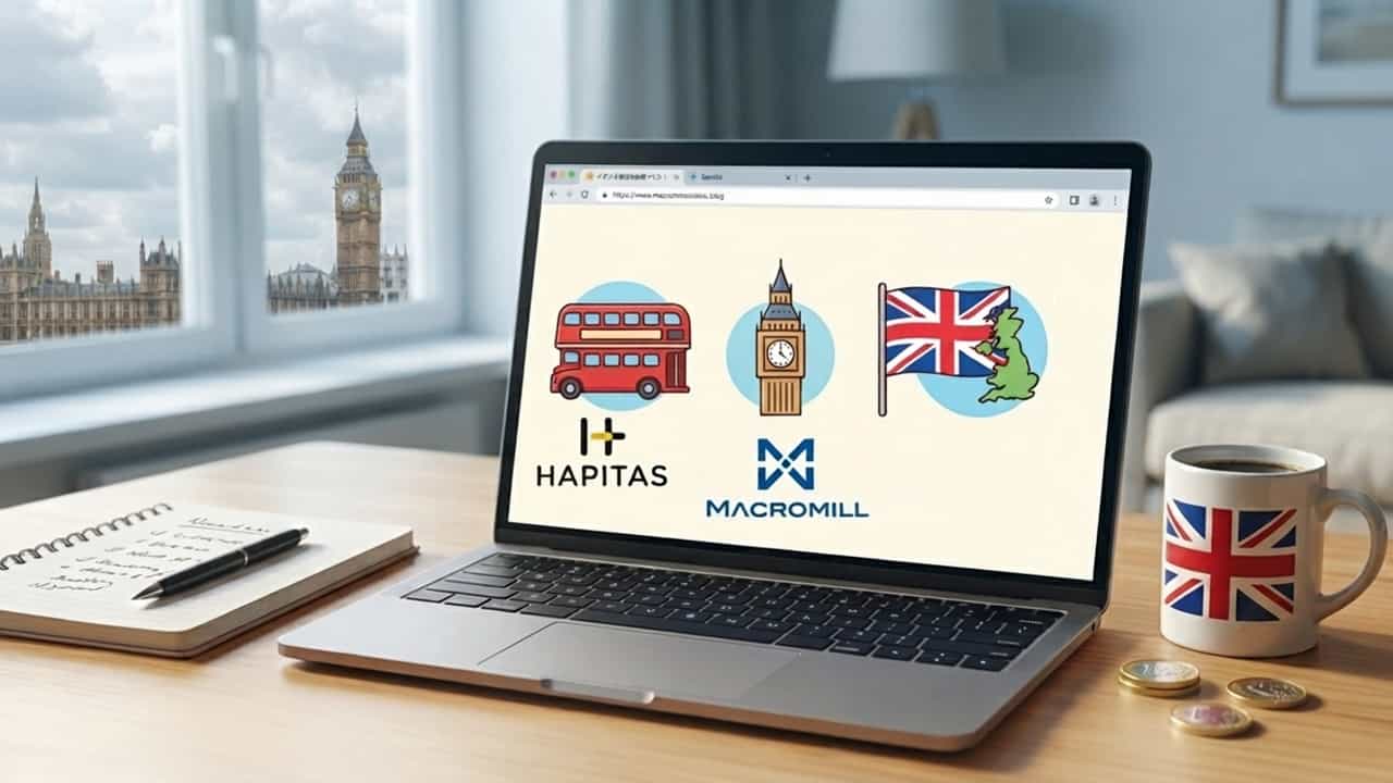 イギリス旅行の旅費づくり！ハピタスとマクロミルを始めてみました